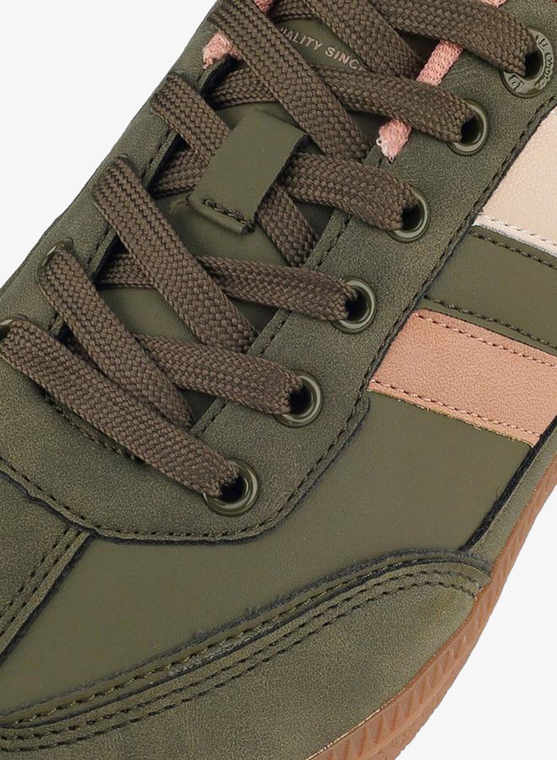 Lee Cooper Women Panelled Lace-Up Ankle Sneakers - Image 4