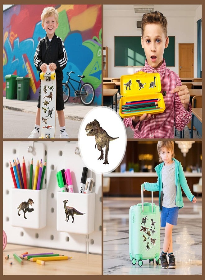 BBPOOL Jurassic Dinosaur Stickers for Boys Kids Teens Girls, 100PCS Cool Realistic Dino for Waterbottle Laptop Skateboard Vinyl Stickers for Teacher Reward Jurassic Adventure Party Favors - Image 5