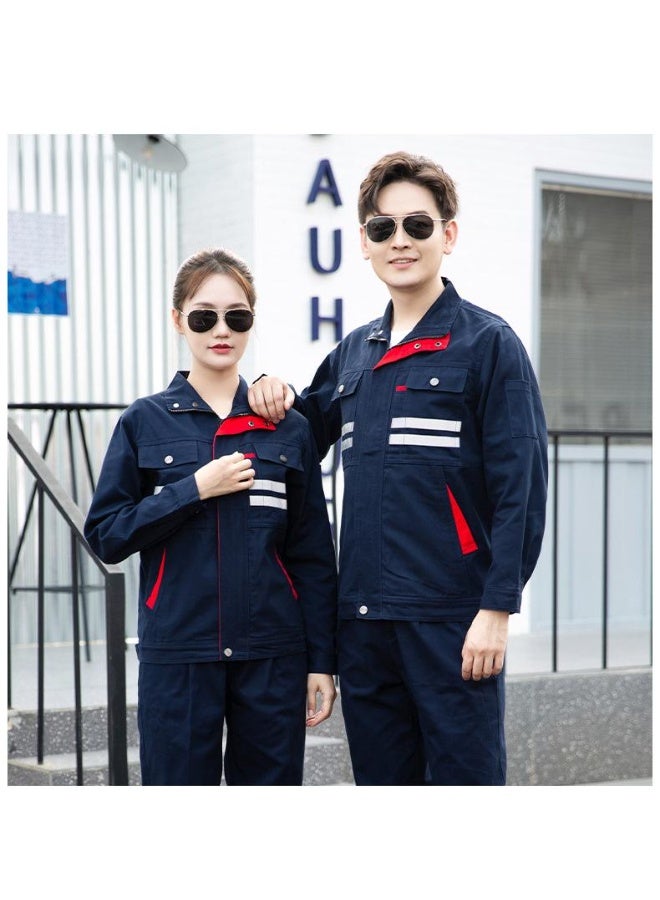 NIBEMINENT High Quality Safety Work Clothing Auto Repairman Mechanic Electrical Labor Uniforms Suit Cotton Working Coveralls - Image 1