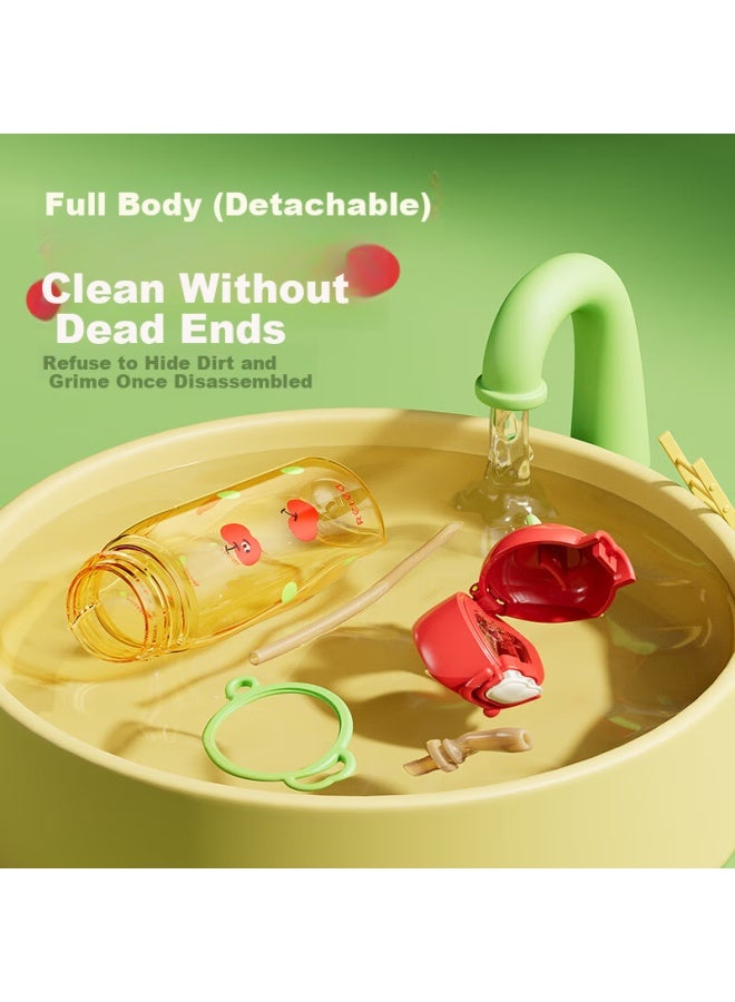 Relea Plastic Cup Ppsu Children's Straw Cup Maternal Special Water Cup Pot Portable Large Capacity Water Cup High Temperature Resistant Cup - Image 3
