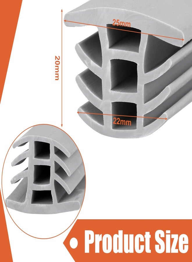 كينغدير حشو فواصل التمدد الخرسانية من Kingdder، حشو شقوق الممرات، شريط مطاطي مرن من مادة EPDM لإصلاح شقوق الخرسانة، بديل مقاوم للعوامل الجوية والشيخوخة، وصلة تمدد (عرض 3/4 بوصة، طول 25 قدمًا) - Image 2