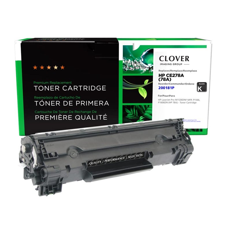 Clover Remanufactured Toner Cartridge Replacement for HP CE278A (HP 78A) | Black - Image 3