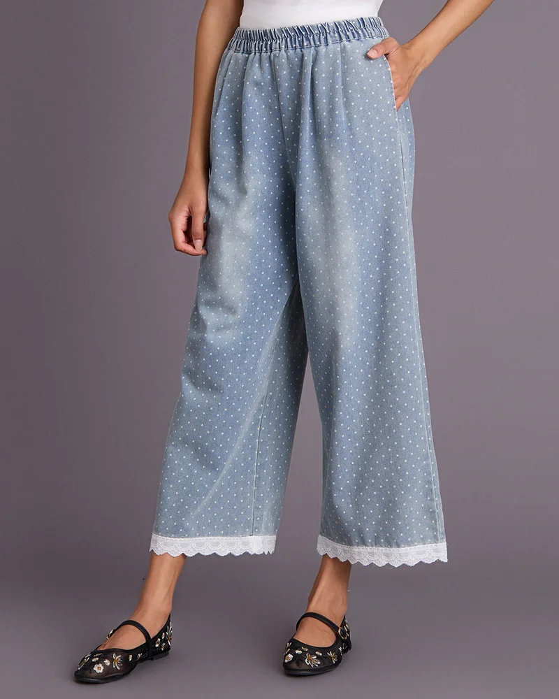 Redtag Senior Girls Blue Sleeveless Trousers