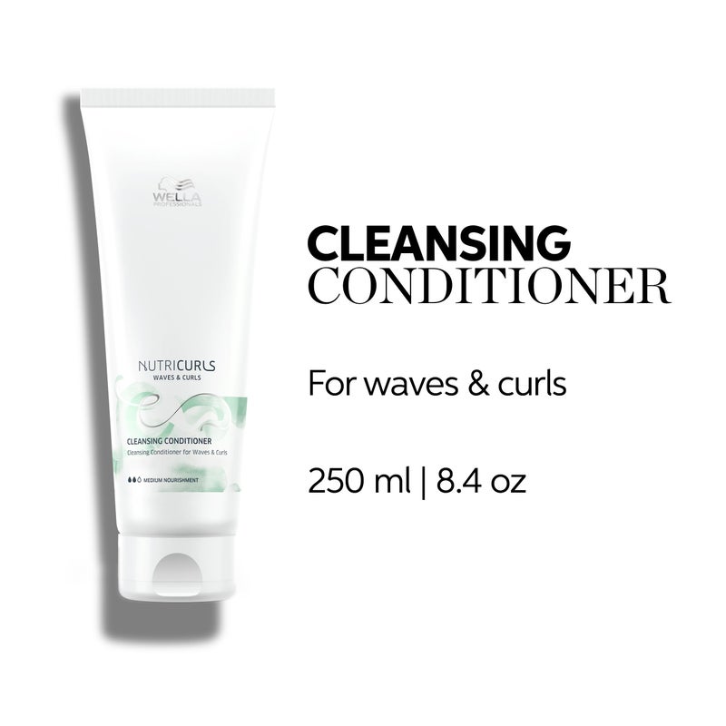 Wella Professionals Nutricurls Cleansing Conditioner for Waves and Curls | Nourish and Define Curly Hair | 8.4 Fl Oz - Image 2