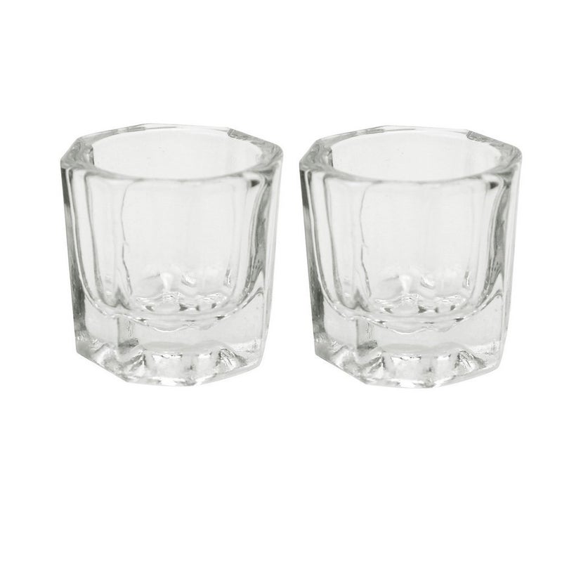 Karlash 2 Nail Art Acrylic Liquid Powder Dappen Dish Nail Crystal Bowl Glass (Dappen Dish) (Pack of 2) - Image 3