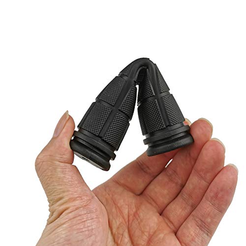 Zelerdo 2 Pairs Bike Handlebar Grips for Bikes (Black) - Image 3