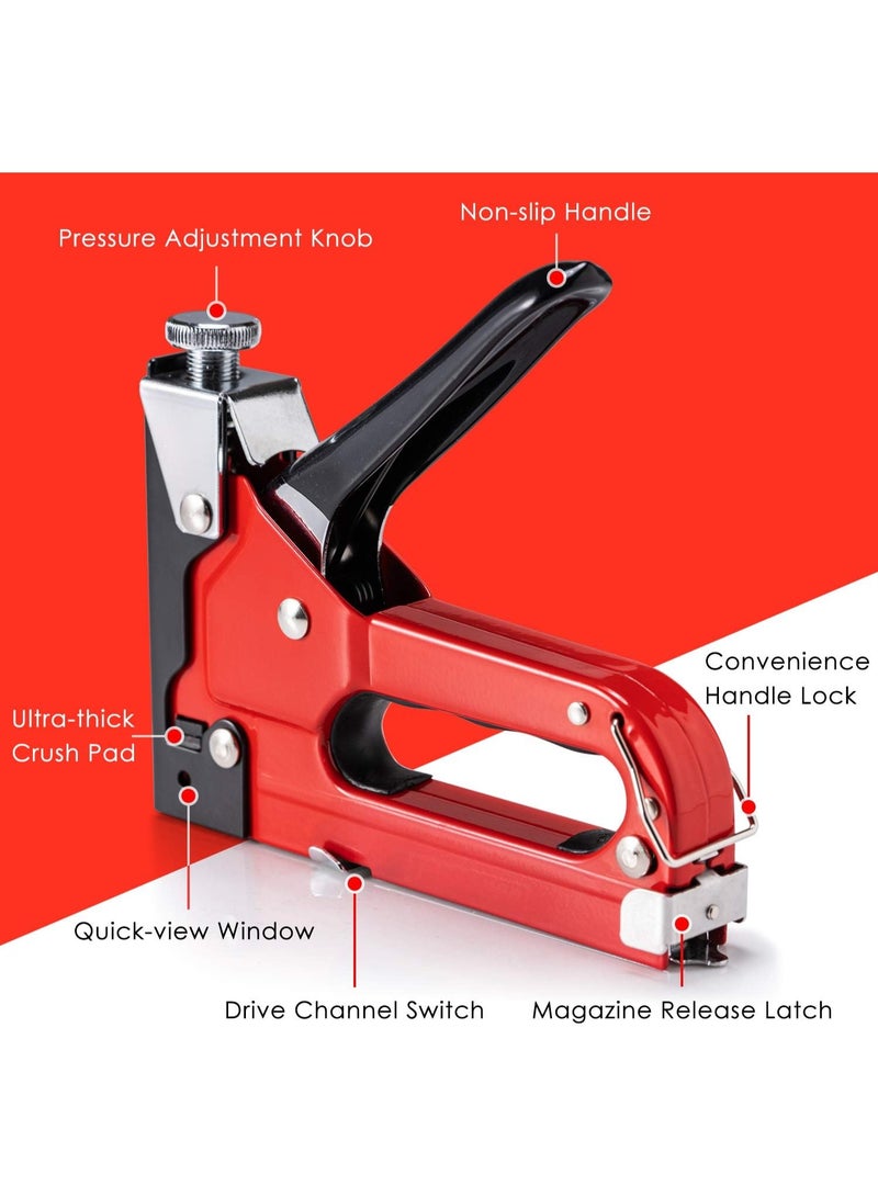 Bukela Heavy-duty U-nail Gun, 4-in-1 Stapler, Electric Staple Remover, Manual Brad Nail Gun, Electric Adjustable Furniture Stapler, Suitable for Wood, Carpentry, and Diy Decoration - Image 4