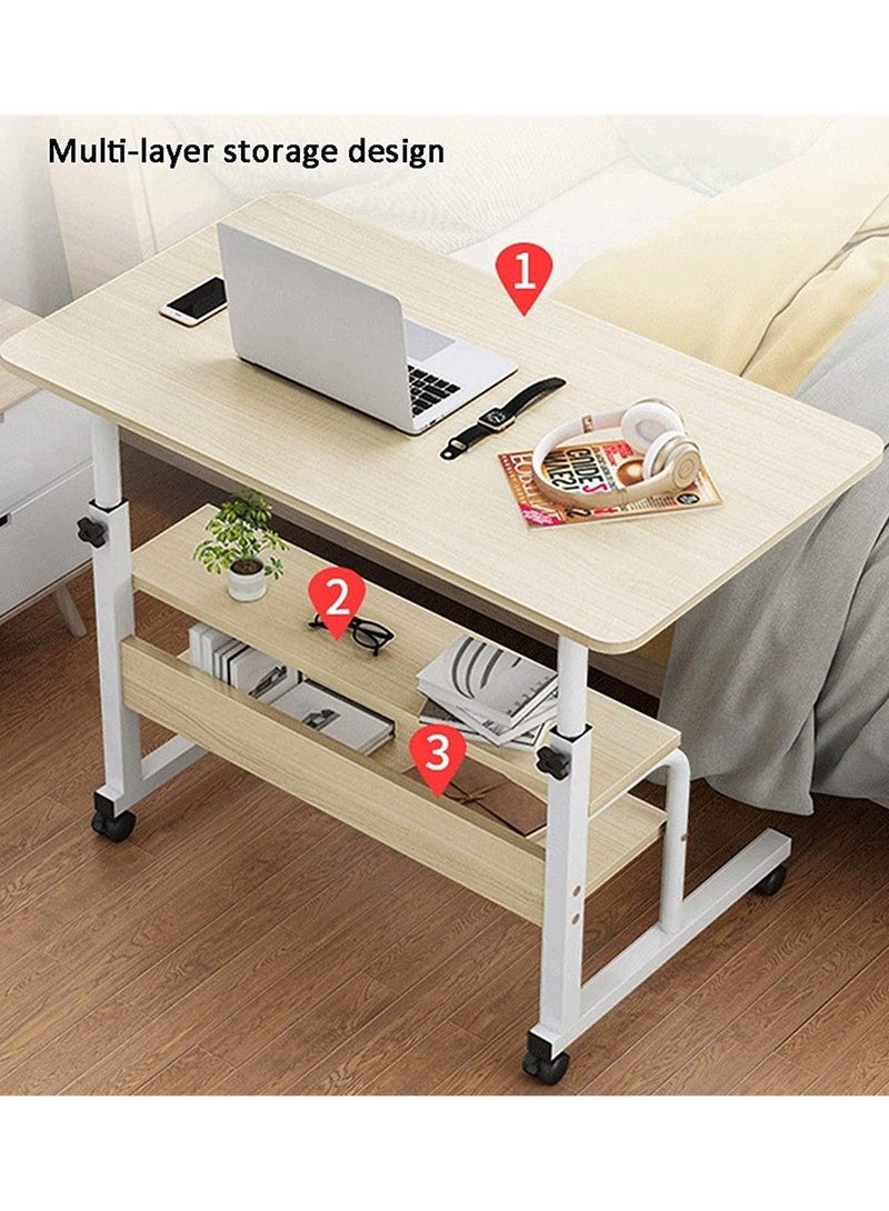 DubaiGallery طاولة رفع جانبية طاولة كسولة طاولة لابتوب بسيطة سرير منزلية بسيطة حديثة قابلة للتحريك طاولة سرير مكتب صغيرة أثاث طلابي - Image 4