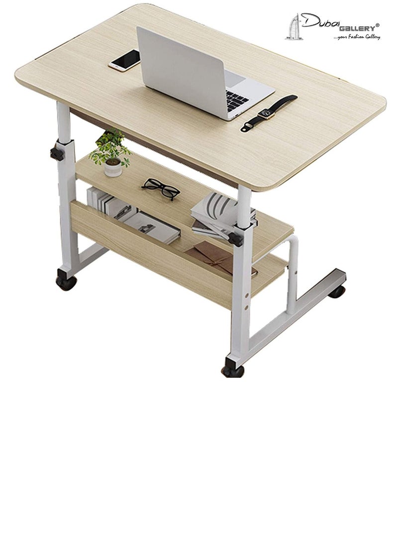DubaiGallery طاولة رفع جانبية طاولة كسولة طاولة لابتوب بسيطة سرير منزلية بسيطة حديثة قابلة للتحريك طاولة سرير مكتب صغيرة أثاث طلابي - Image 1