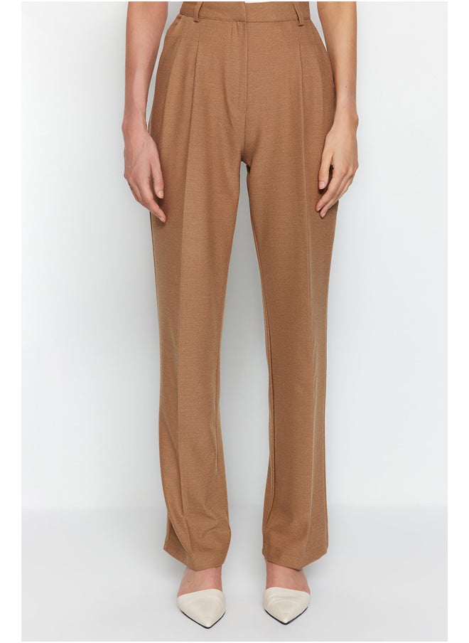 trendyol - Pants - Brown - Straight - Image 1