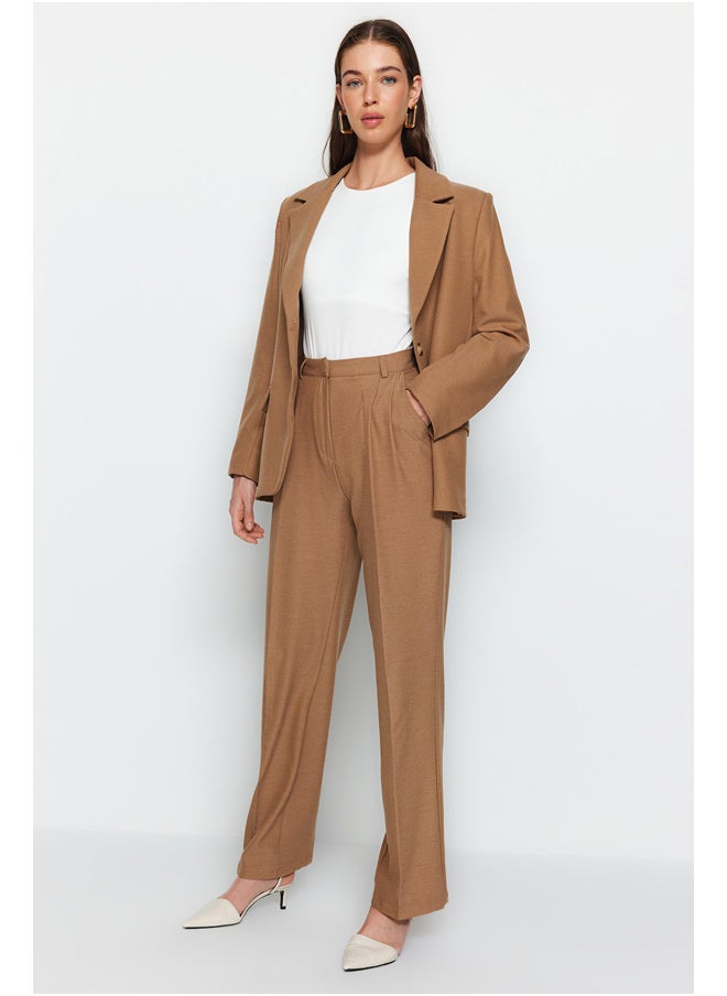 trendyol - Pants - Brown - Straight - Image 1