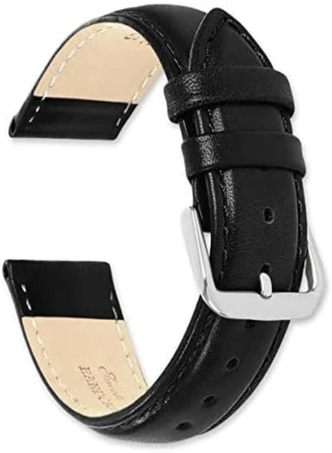 Next Store 20mm Leather Watch Band Compatible with Samsung Gear Sport/Samsung Gear Sport/Samsung 4/5/5 Pro/S2 Classic/Active 2 40mm 44mm/GTS 4/4 Mini/Bip 3/Pro/GTS 2 Mini/GTS 2e