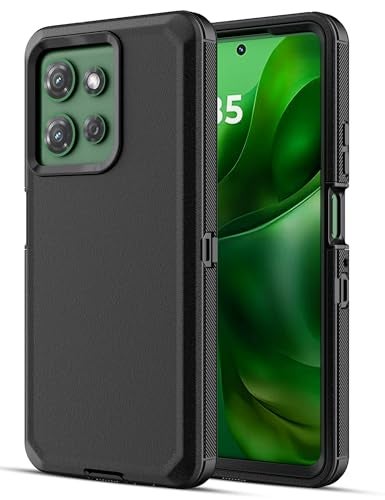 Jiunai for Moto G Power 2021 Case, 3-Piece Heavy Duty Armor Shockproof Tough Hybrid Dual Layer Drop Protection Bumper Rugged Matte Protective Phone Cover Case Compatible with Moto G Power 2021 Blue - Image 1