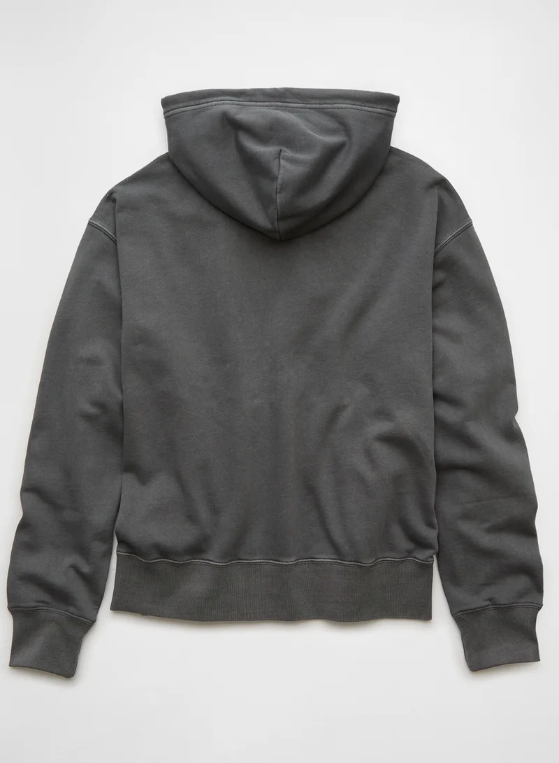 امريكان ايجل Logo Graphic Drawstring Pullover Hoodie