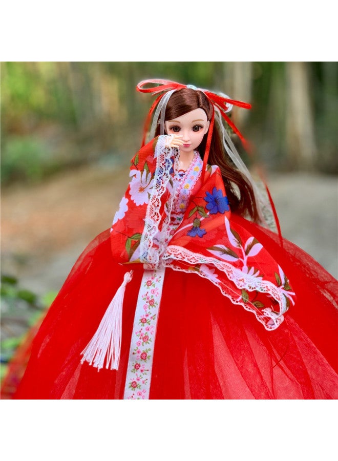 Large Douluo Mainland Small Dance Zhu Zhu Zhu Innocent Aloes Children's Girl Toy Doll Princess Manufacturers Wholesale-Color:Red - Image 1