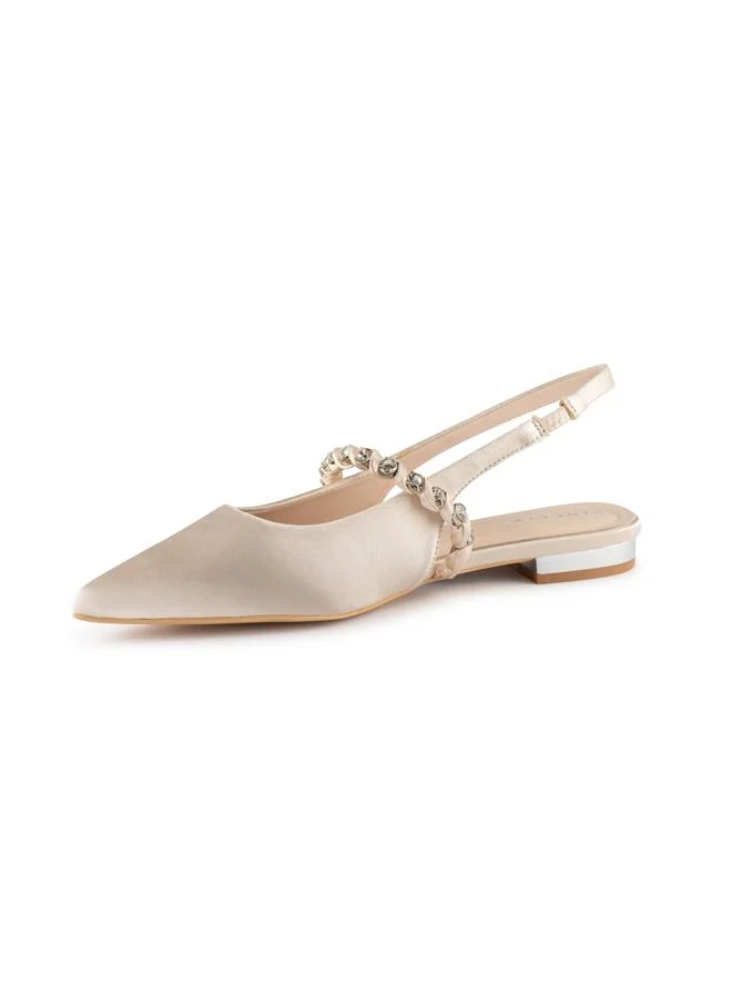 Vincci Women Pointed Toe Low Heel Ankle Strap Sandals