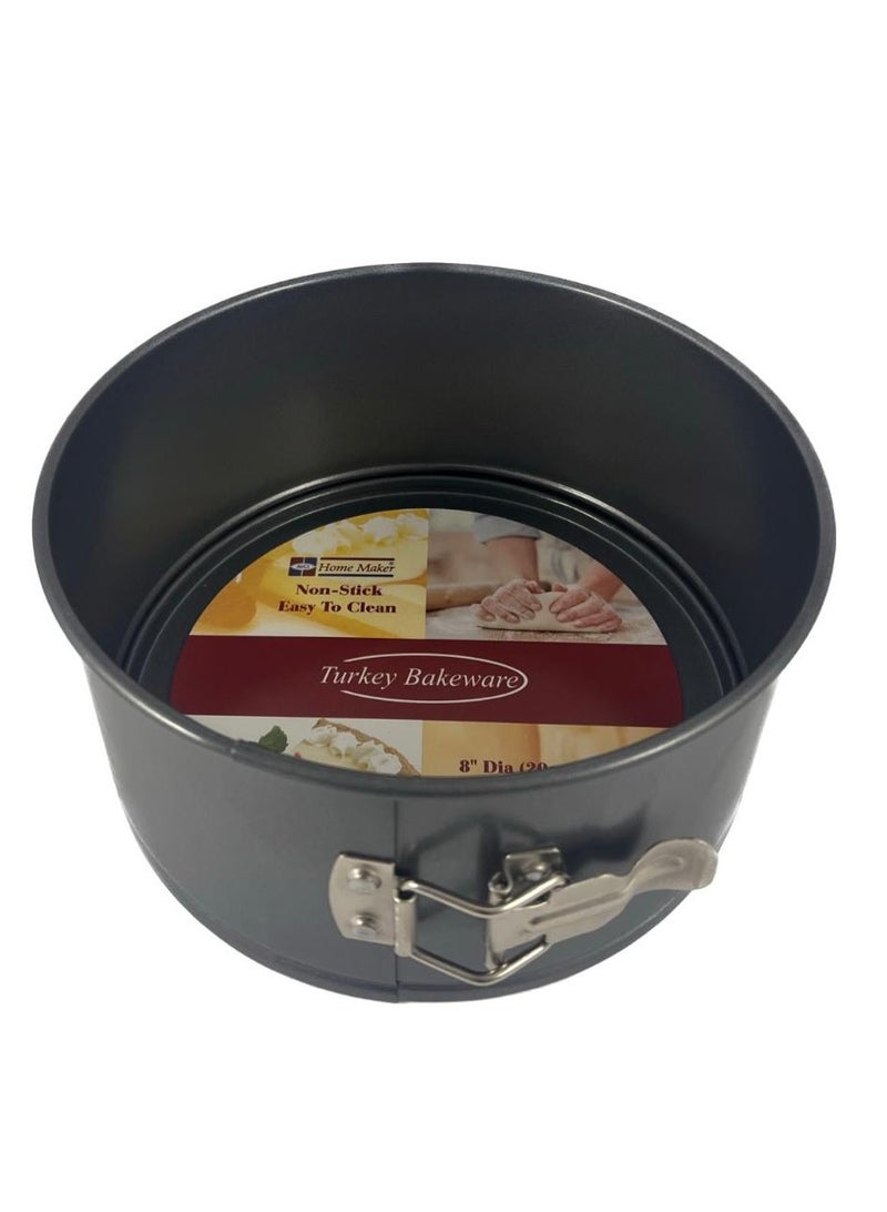 Homemaker Non-stick Deep Springform Pan, 26cm x 10cm, Black - Image 1