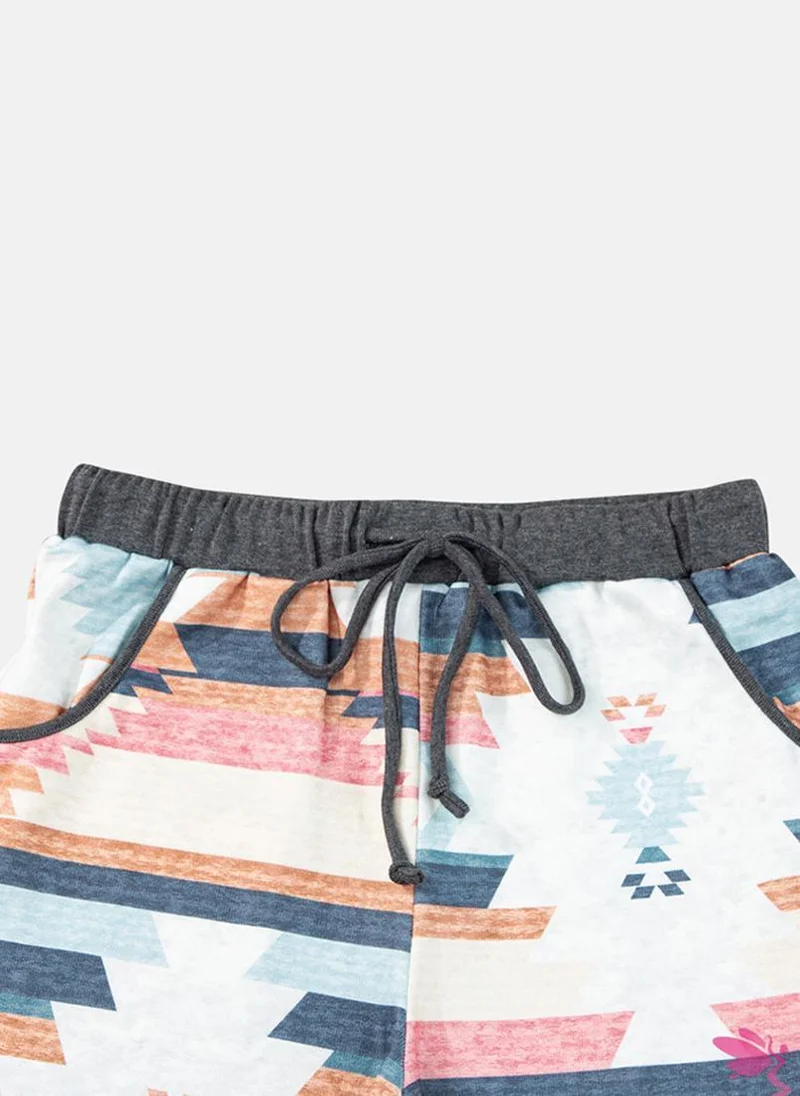 YUNIQEE Multicoloured Printed Casual Shorts