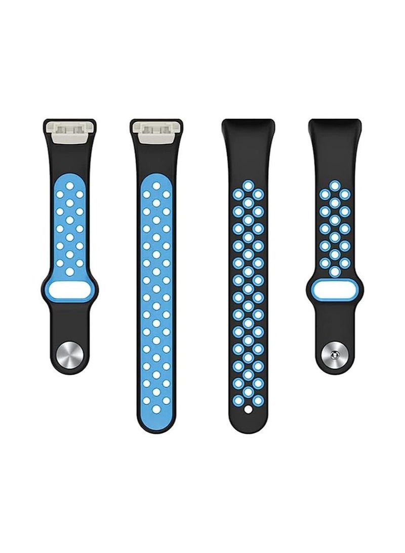 Breathable Replacement Smart Watchband Bracelet for Honor Band 6 Strap Double Color - Image 3
