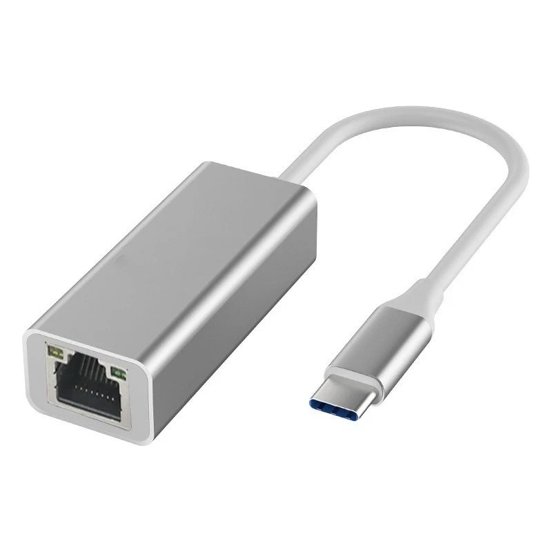 محول USB إلى إيثرنت، من Type C إلى RJ45 جيجابت 1000 ميجابت في الثانية، بطاقة شبكة، محول USB C بدون تعريف لأجهزة الكمبيوتر المحمولة وأجهزة Mac - Image 1