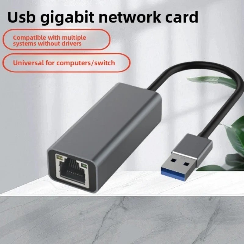 محول USB إلى إيثرنت، من Type C إلى RJ45 جيجابت 1000 ميجابت في الثانية، بطاقة شبكة، محول USB C بدون تعريف لأجهزة الكمبيوتر المحمولة وأجهزة Mac - Image 3