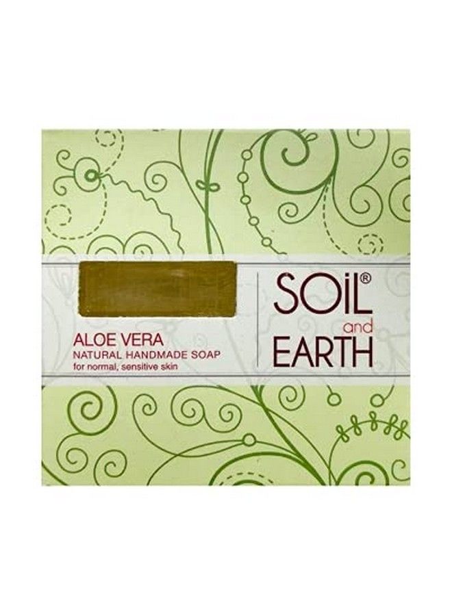 Soil And Earth Handmade Natural Soaps ; For All Skin Types ; 100% Vegan ; Paraben Free ; (Aloevera)_3 X 125 Gm/ 4.4 Oz. - Image 3