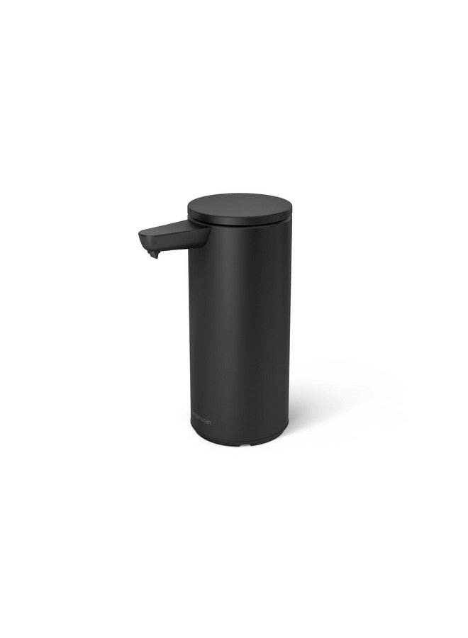 simplehuman simplehuman 9 oz. Touch-Free Automatic Rechargeable Sensor Pump, Matte Black Stainless Steel, New  - Image 1