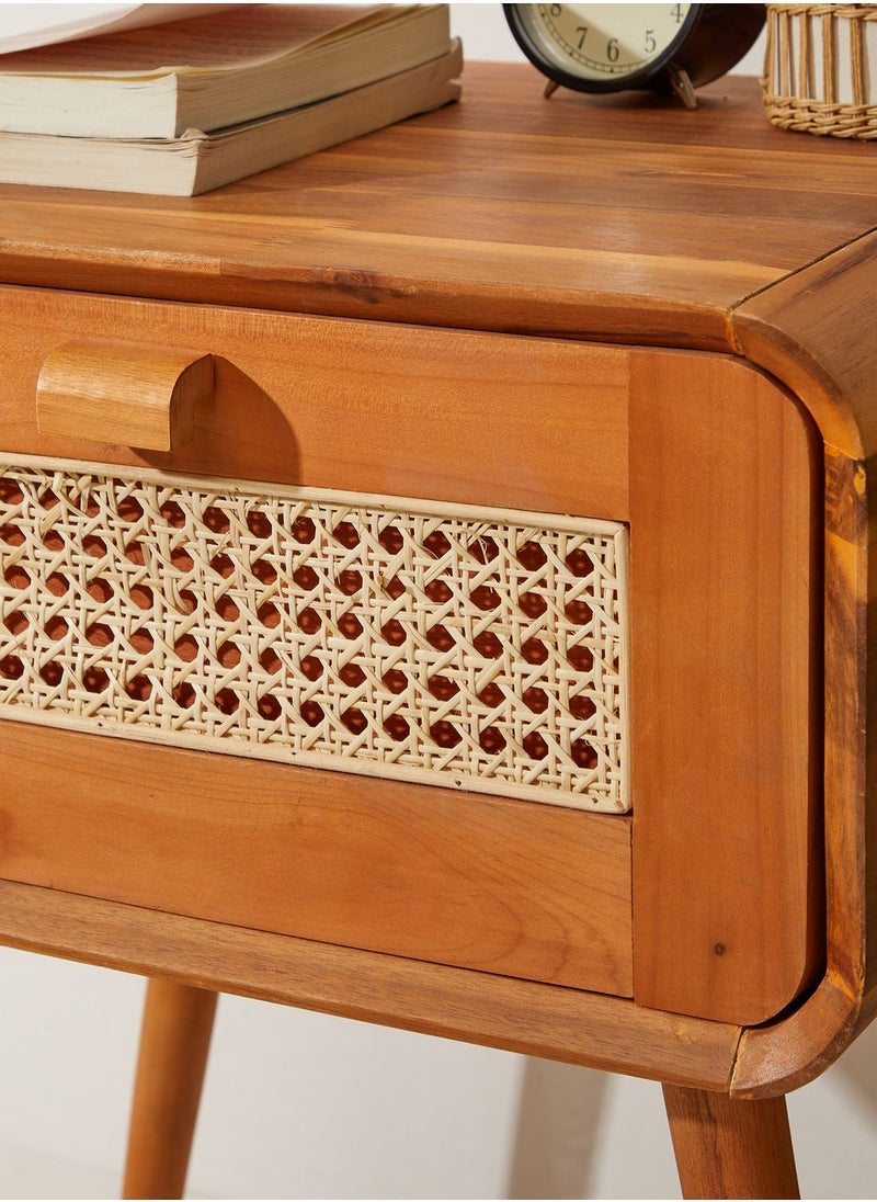 Ayra Wooden Bedside Table  - Image 2