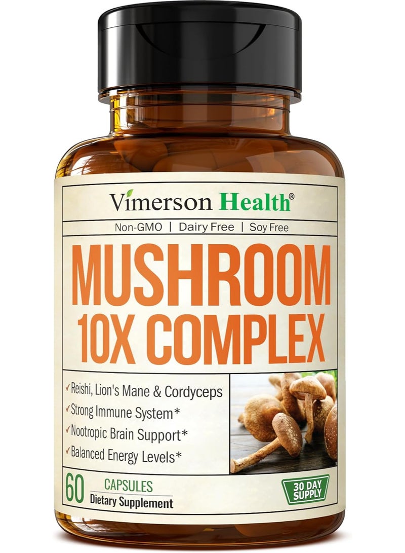 Vimerson Health Mushroom 10x Complex 60 Capsules - Image 1