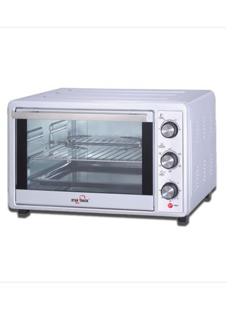 STAR TRACK 35L Electric Oven with Rotisserie, Convection, 120-Min Timer, Temperature Control 100°C-250°C, Up/Down and Dual Function, 3 Knob Control, 5 Baking Accessories, Stainless Steel Body and Handle, 1500W - pzsku/ZEFF1E1941F38F56A4B70Z/45/_/1726205395/abc6e939-17d3-4a13-aaeb-3dec47eaa829