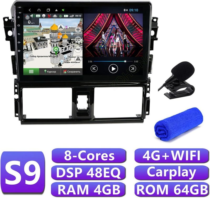 Wivplex DSP 4G Android 10 Car Multimedia Player for Toyota Yaris VIOS - Image 2