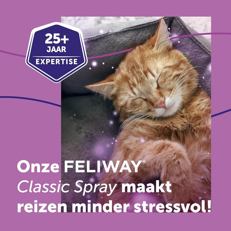 FELIWAY Classic 60ml Spray, comforts cats and helps solve behavioural issues and stress/anxiety in the home and on the move - 60ml - Image 4