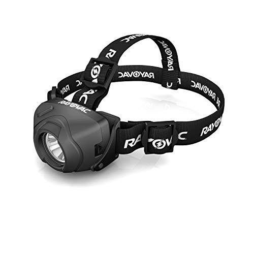 Rayovac Virtually Indestructible LED Headlamp Flashlight, 350 High Lumens - Image 1