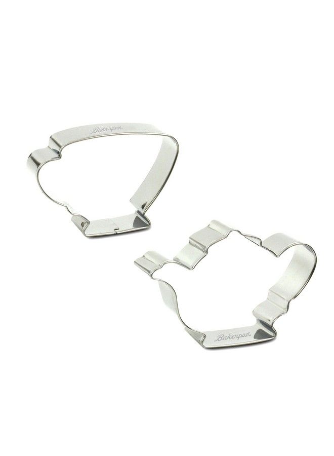 Bakerpan Stainless Steel Cookie Cutter Tea Pot & Cup (Box) - Image 1