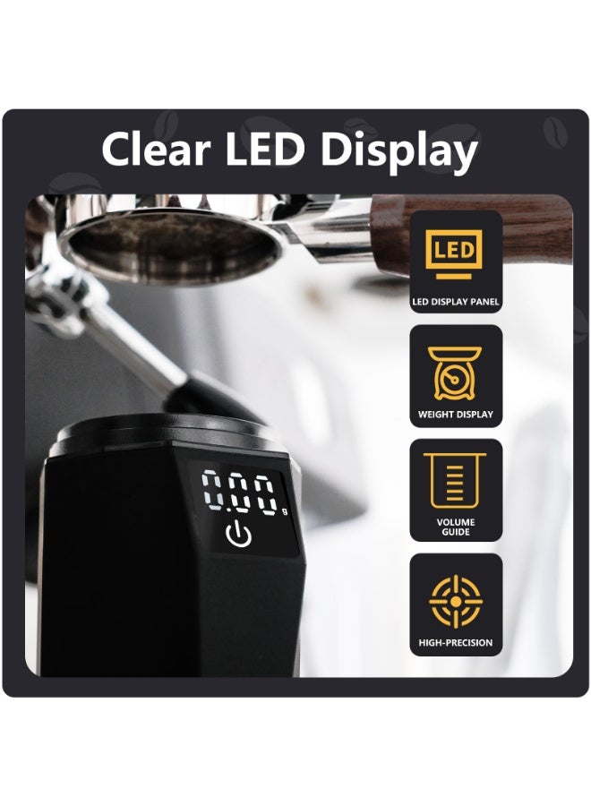 Arabest WeightBrew Digital Dosing Cup with LED Display, 0.05g High Precision Coffee Scale, Espresso Scale, Dosing & Brewing Coffee Accessories, Perfectly Measures Coffee Grounds - 1.1 lbs/500 g - Image 5