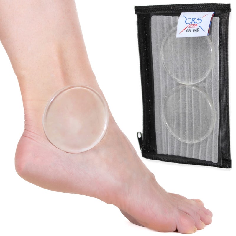 Crs Cross Ankle Gel Discs - 2 1/2 Inch Ankle Gel Pads. Cushion And Protection For Ice Skating  Hockey  Roller Skating  Inline  Hiking  Riding  And Ski Boots. - Image 1