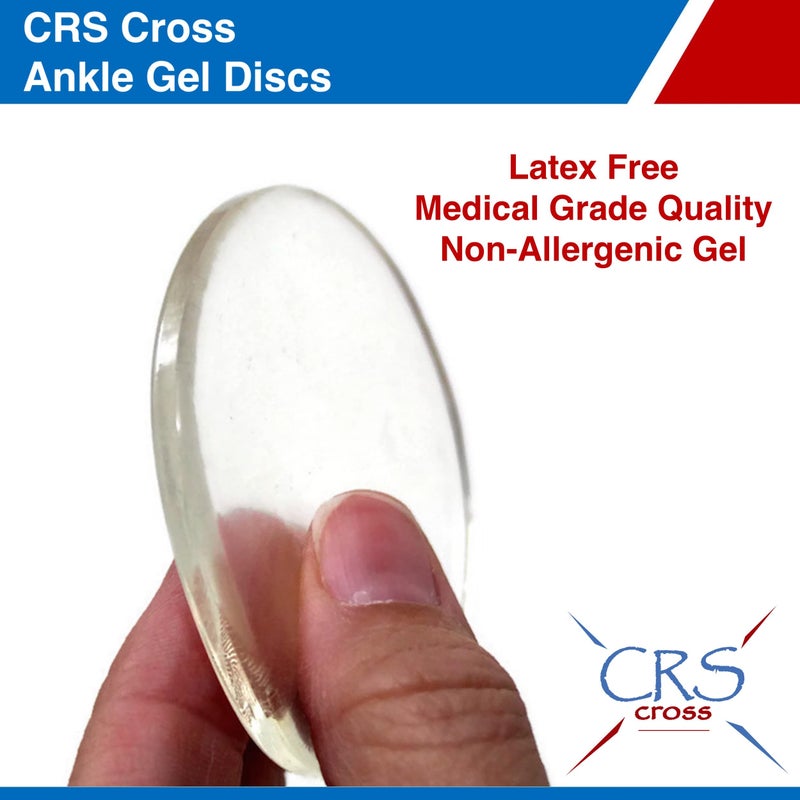 Crs Cross Ankle Gel Discs - 2 1/2 Inch Ankle Gel Pads. Cushion And Protection For Ice Skating  Hockey  Roller Skating  Inline  Hiking  Riding  And Ski Boots. - Image 4