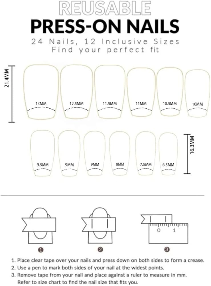 Suerte Press On Nails Multicolor rainbow tips french manicure Square Solid Color Gradient Glossy 24pcs Press On French Nails Medium Natural Manicure nail art trendy, Fake acrylic nails with glue kit - Image 5