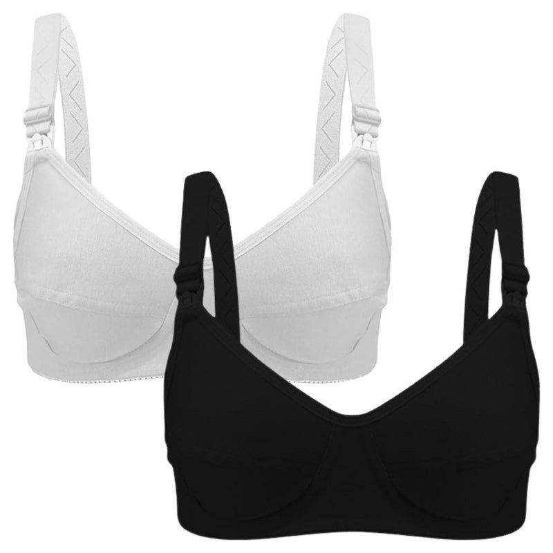 Lasso Pack of 2 Cotton Maternity Nursing Bra for Women Model 3591 - Image 1