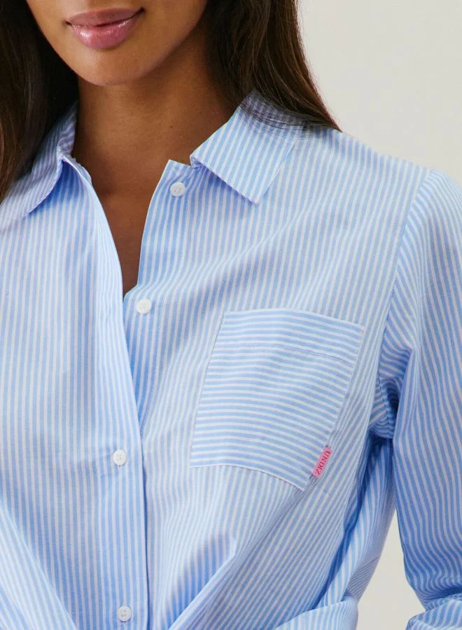 انديز قميص قطني مخطط