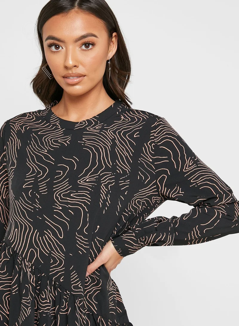 NOISY MAY High Neck Printed Dress