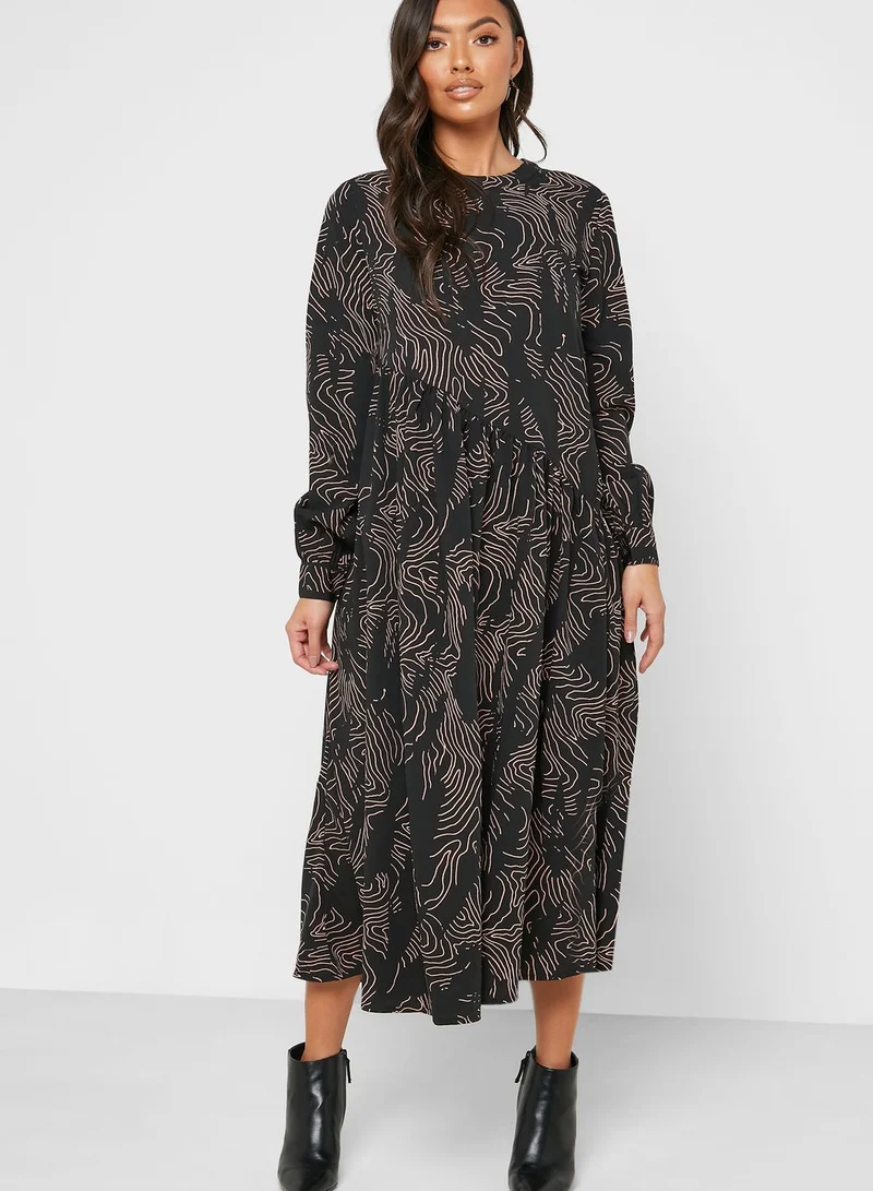 NOISY MAY High Neck Printed Dress