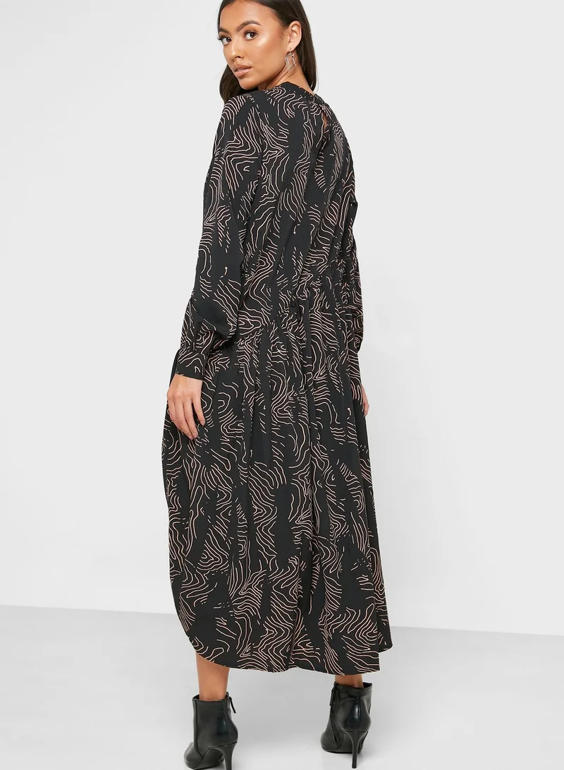 NOISY MAY High Neck Printed Dress