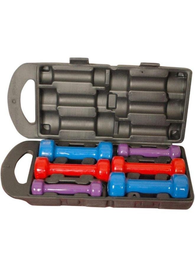 Generic 6-Piece Weightlifting Dumbbell Set 10 KG  - Image 2