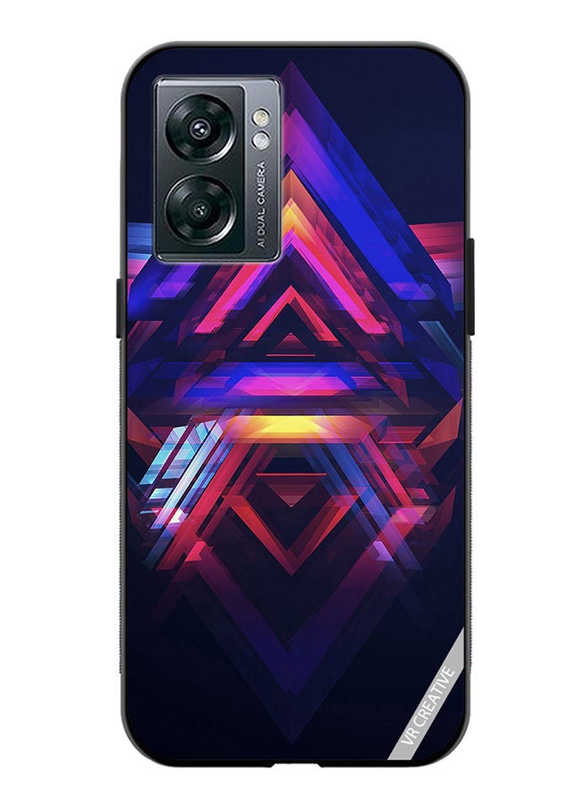 VR CREATIVE Protective Case Cover For OnePlus Nord N300 Abstract Design Multicolour - Image 1