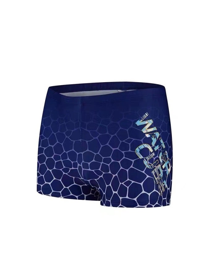 Loquat Swimming Trunks Men's Anti-embarrassment Men's Swimming Trunks Summer 2023 Quick-drying Plus Large Size Hot Spring Professional Swimming Trunks-Color:Black Gray- - Image 4