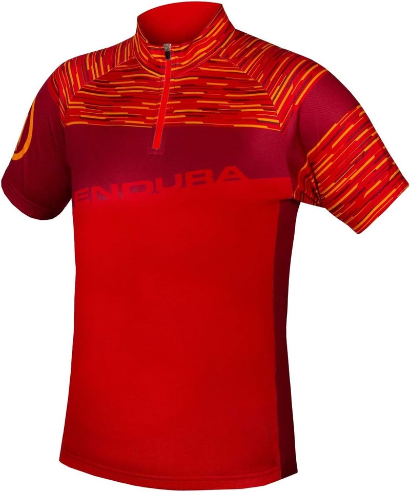 Endura Kids Hummvee Ray Cycling Jersey - Tangerine, 9-10 Years