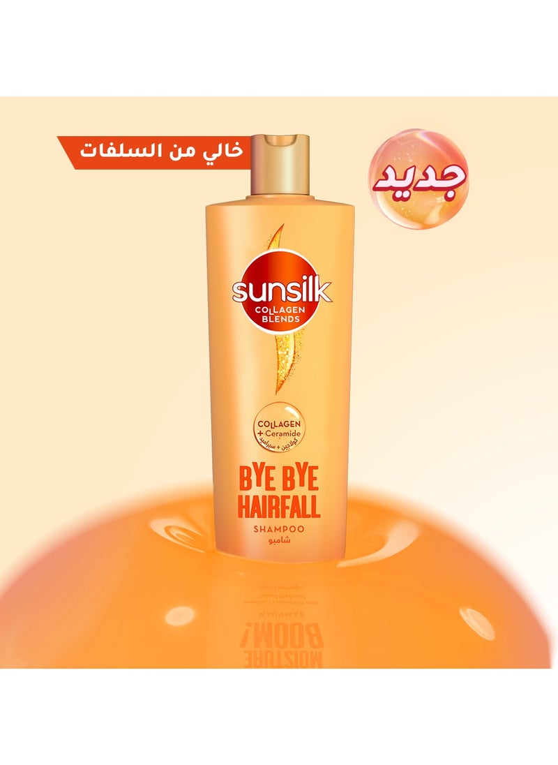 Sunsilk - Collagen Blends sulfate free Shampoo, Bye Bye Hair Fall with Collagen & Ceramide 350ml - Image 1