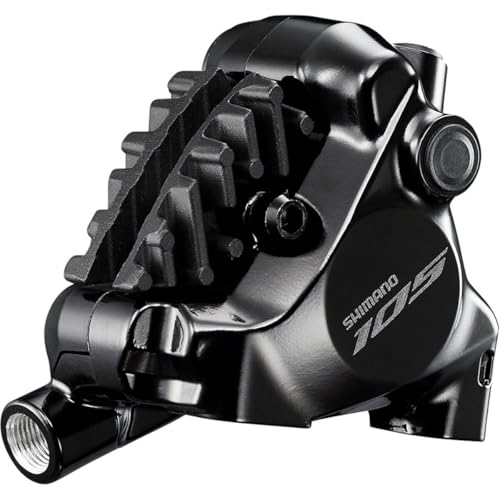 SHIMANO 105 BrR7170 Flat Mount Disc Brake Caliper Black Front - Image 1