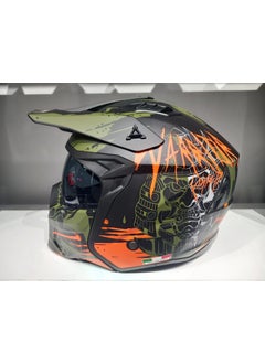 sway Helmet X1-X Seoul Black/grey/orange Chin Protrusion  - Image 2